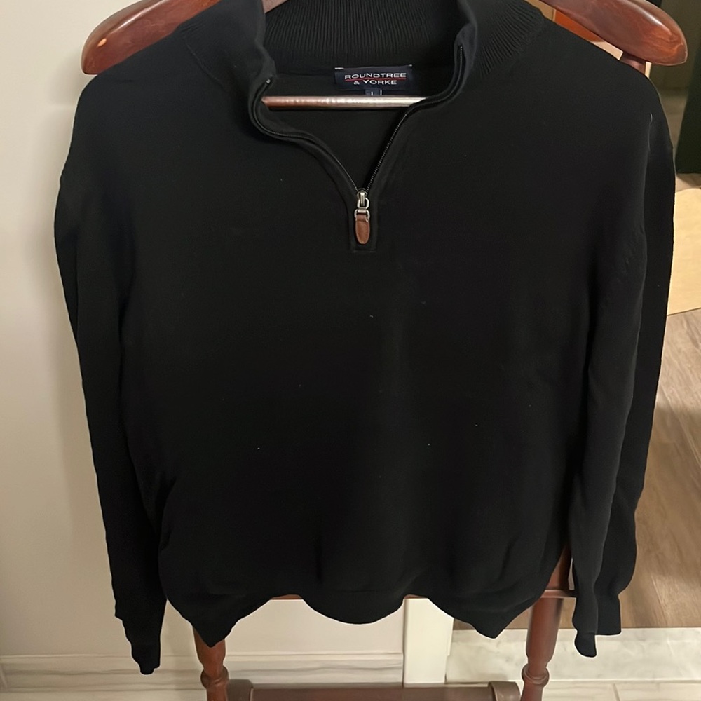 Black Quarter-Zip